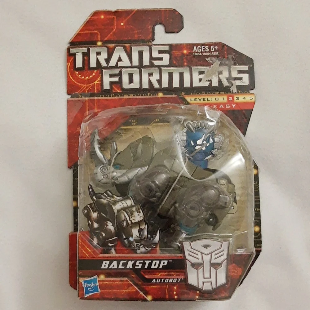 Transformers Scout Class Action Figure Backstop 2010 FACTORY SEALED *Box Damage*